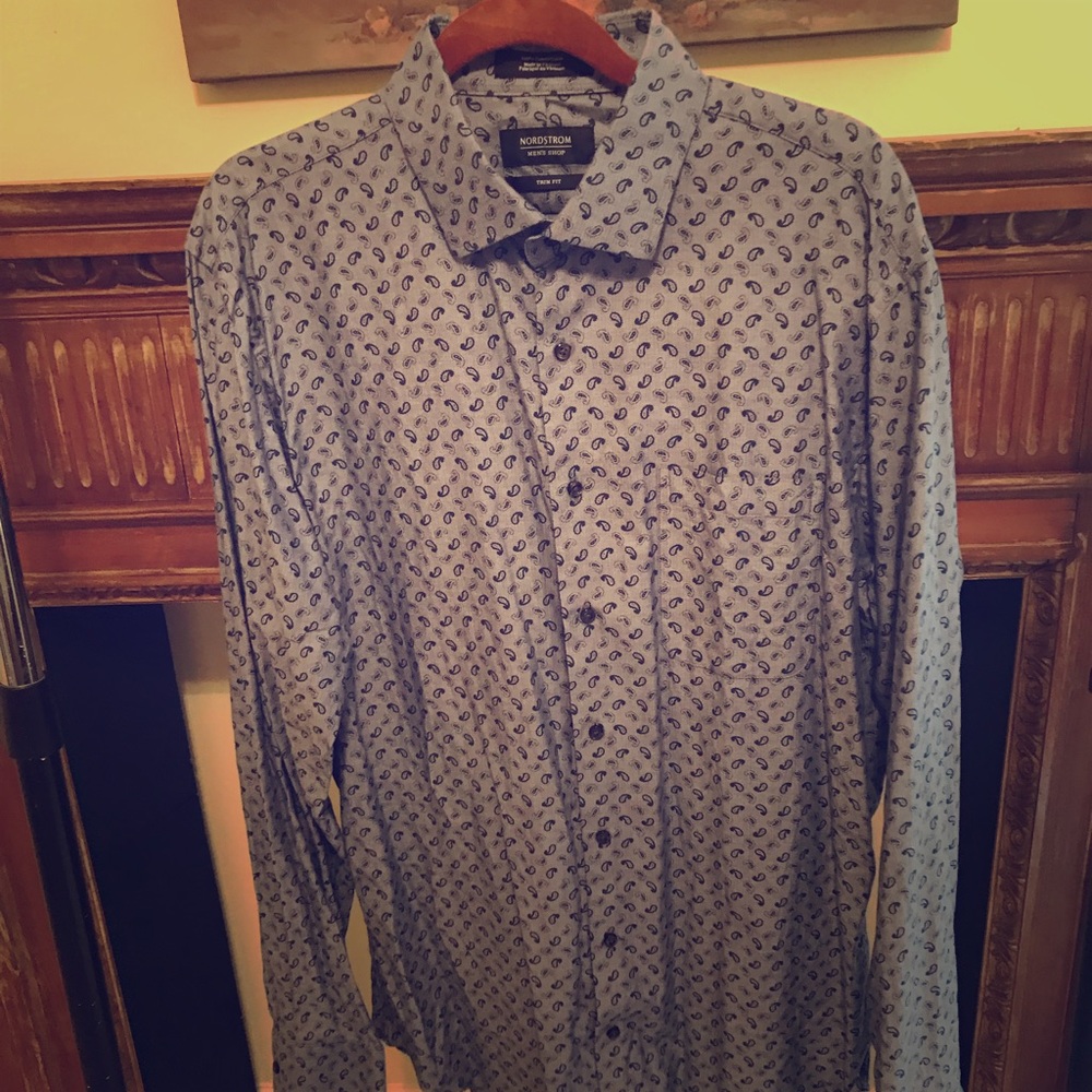 Nordstrom Paisley Dress Shirt
